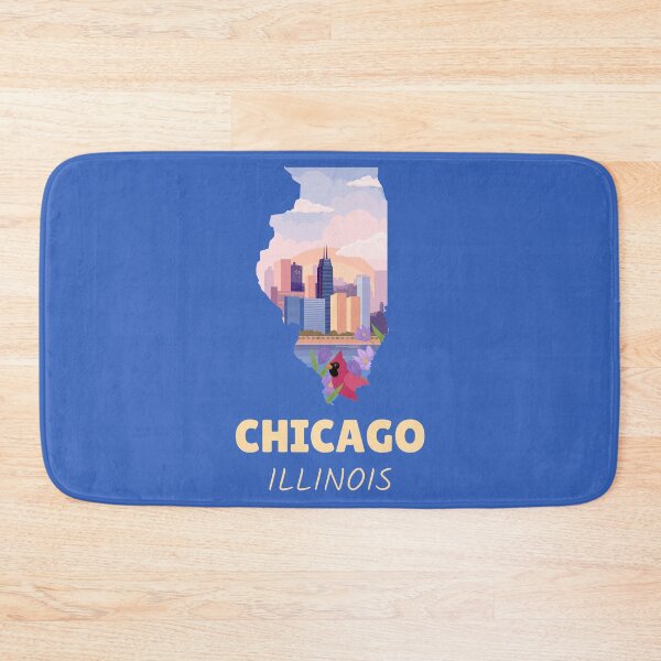 Item preview, Chicago Illinois Map designed and sold by Taumaturgo.