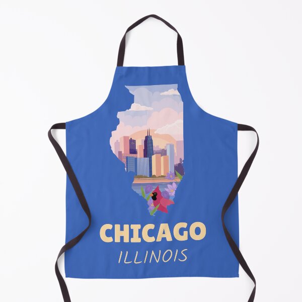 Item preview, Chicago Illinois Map designed and sold by Taumaturgo.