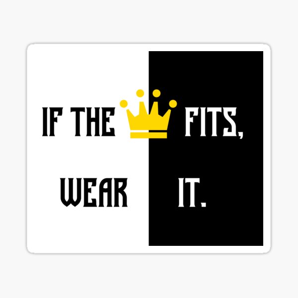Item preview, Ranboo Minecraft - If the crown fits 2 designed and sold by 2Girls1Shirt.