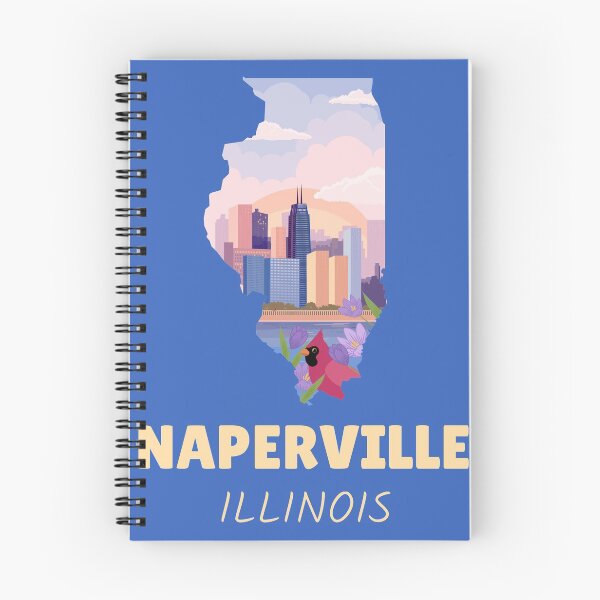 Item preview, Naperville Illinois Map designed and sold by Taumaturgo.