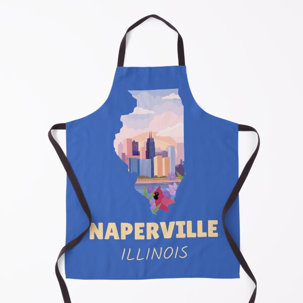 Item preview, Naperville Illinois Map designed and sold by Taumaturgo.