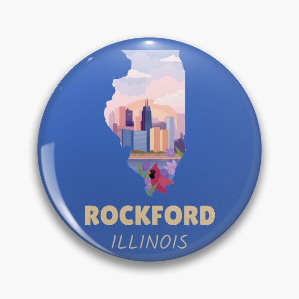 Item preview, Rockford Illinois Map designed and sold by Taumaturgo.