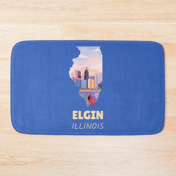 Item preview, Elgin Illinois Map designed and sold by Taumaturgo.