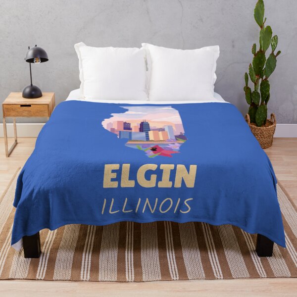 Item preview, Elgin Illinois Map designed and sold by Taumaturgo.