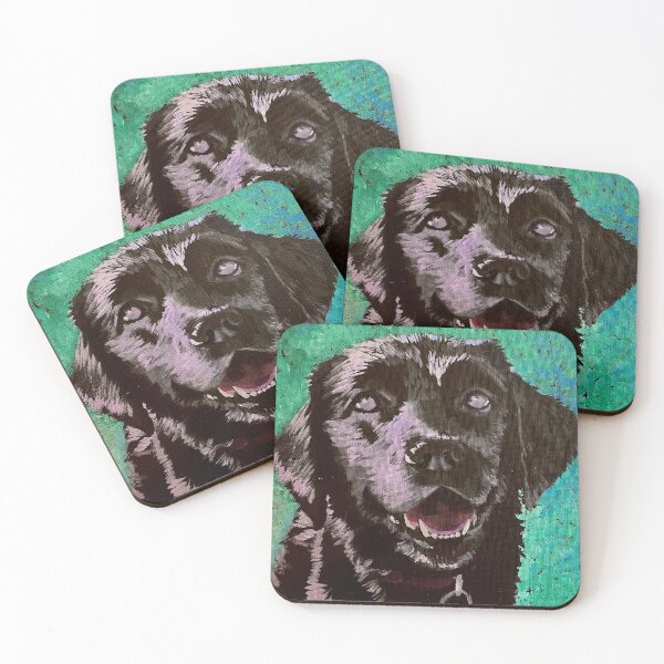 Item preview, Angie Black Labrador Retriever designed and sold by shawn-sab-art.