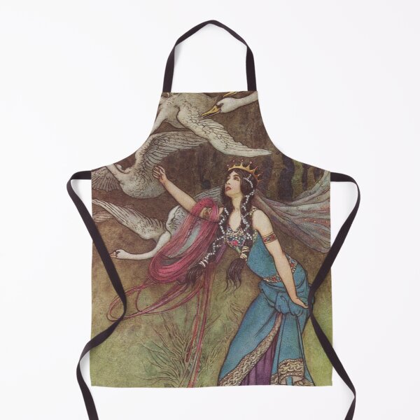 Item preview, Princess with Geese  from India  - Warwick Goble designed and sold by Vintage Designs +.