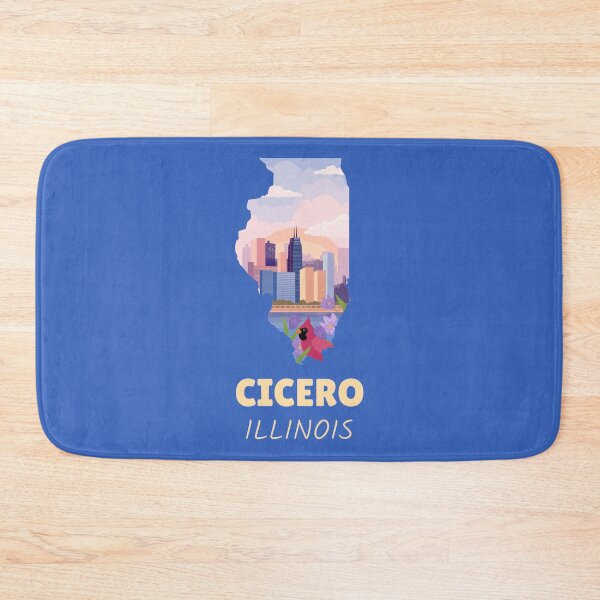 Item preview, Cicero Illinois Map designed and sold by Taumaturgo.