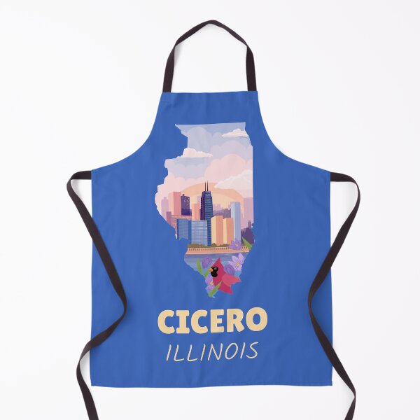 Item preview, Cicero Illinois Map designed and sold by Taumaturgo.
