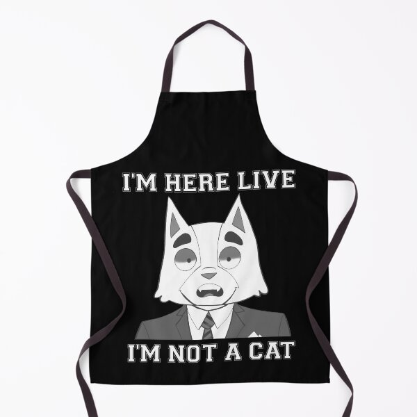 Item preview, I'm Here Live, I'm Not a Cat, Video Conference Zoom Meme Humor designed and sold by Linery Brand.