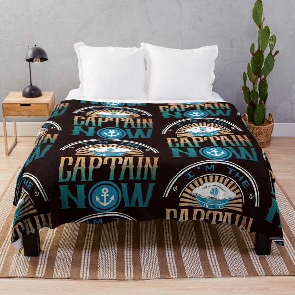 Item preview,  the Captain Now - Funny Boating captain T-shirt vintage retro shirt designed and sold by younessderkaoui.