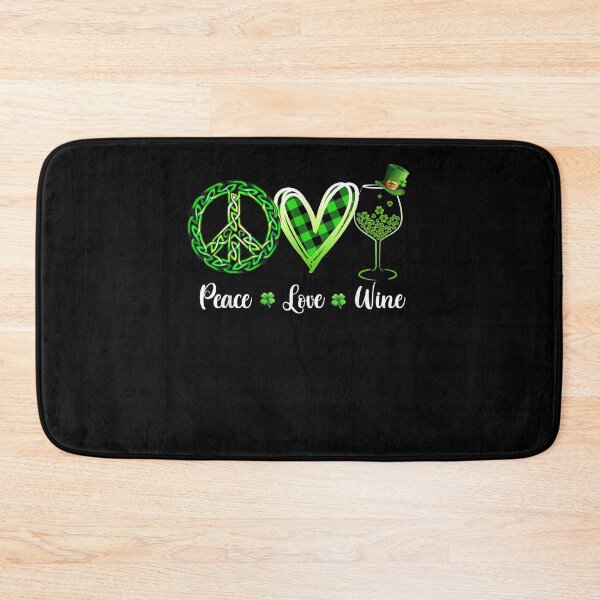 Artikelvorschau, St Patricks Day Irish Celtic Peace Love Wein entworfen und verkauft von charissamo77.