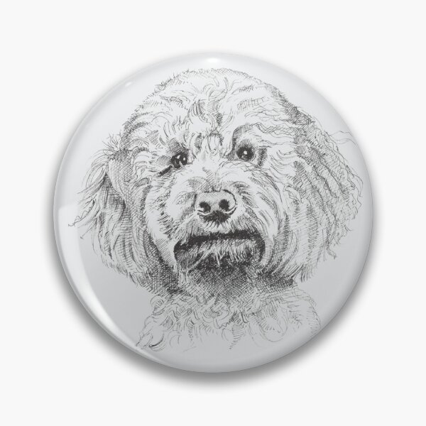Item preview, Cockapoo-soft grey designed and sold by Helen Inkles.