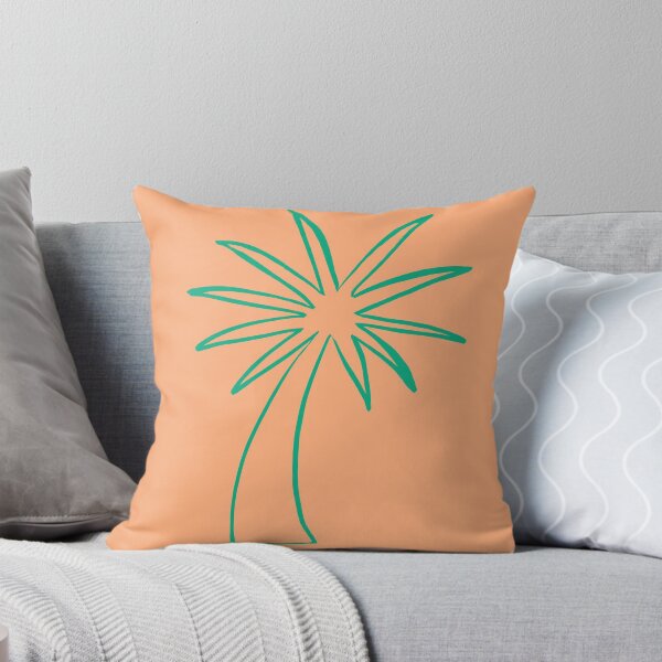 Item preview, Bright palm tree (orange and green) designed and sold by Attenborough_Fan.