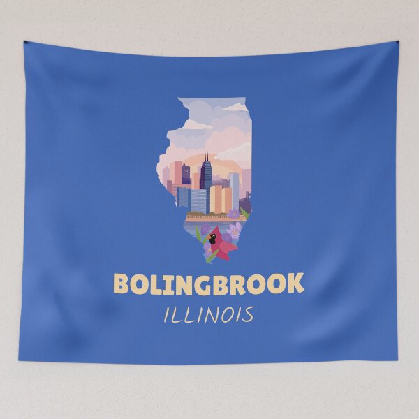 Item preview, Bolingbrook Illinois Map designed and sold by Taumaturgo.