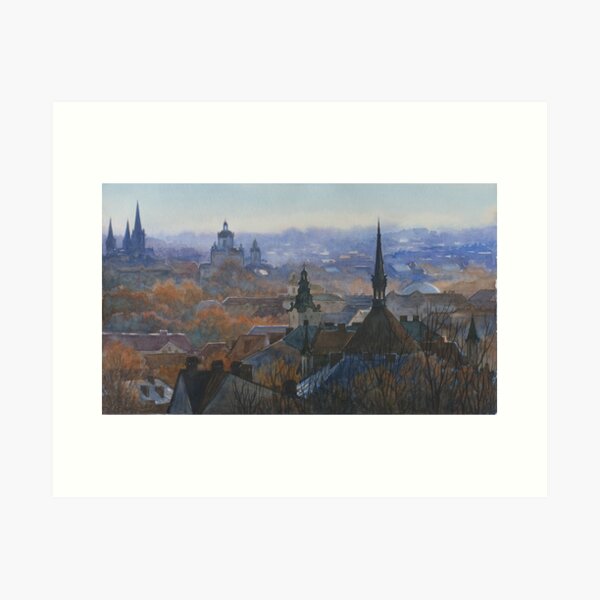 Item preview, Panoramic view of Lviv designed and sold by Vira Kalinovska.