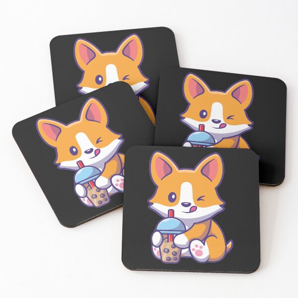 Item preview, Corgi and Bubble Tea designed and sold by Ilyas912.
