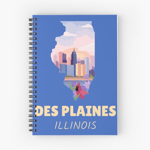 Item preview, Des Plaines Illinois Map designed and sold by Taumaturgo.