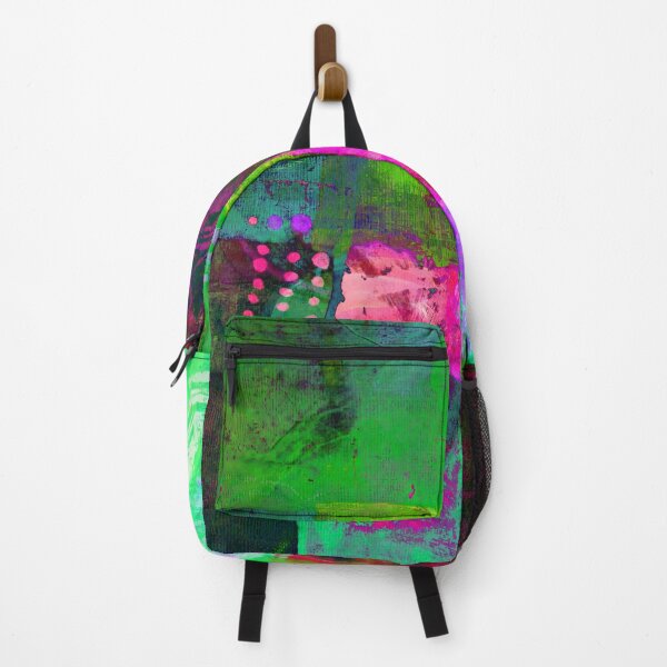 Item preview, Green Block Colorful Abstract Painting designed and sold by NancyMerkle.