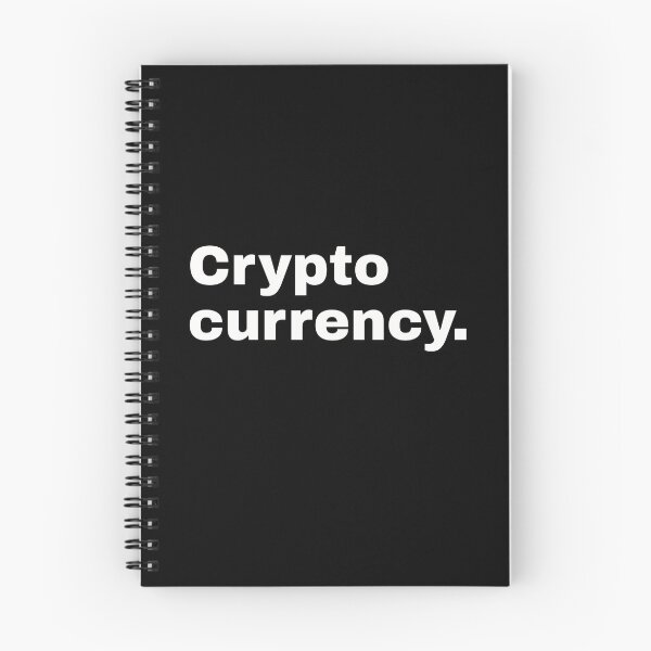 Item preview, Crypto Currency. Short statement and minimalist design for all investors, bankers and stock marketers designed and sold by Text-N-Typo.