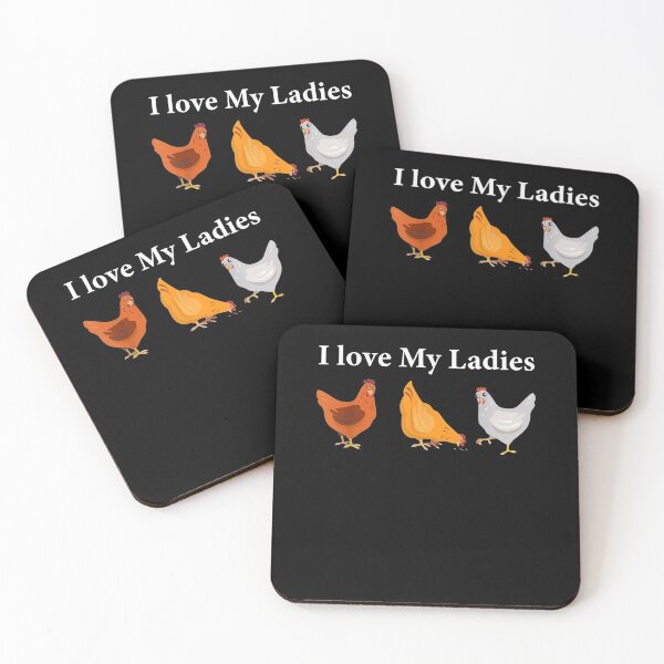 Item preview, I Love My Ladies Funny Chicken Lover Chicken Cute Gifts  designed and sold by charissamo77.
