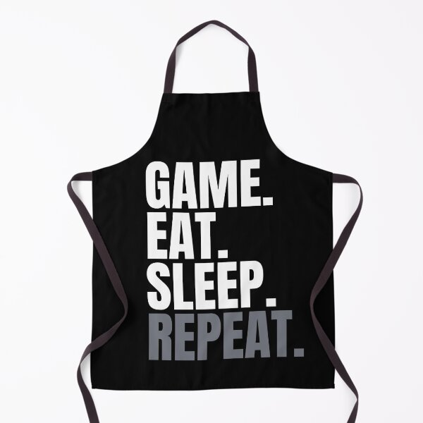 Item preview, Game. Eat. Sleep. Repeat. Text only design. designed and sold by JellyBeenzz.