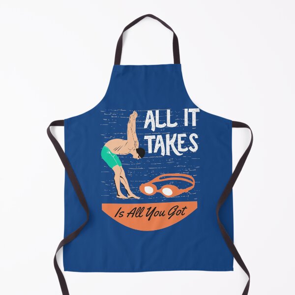 Item preview, Motivational Swimmer Quote :ALL It Takes is All You Got designed and sold by remonss.