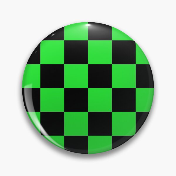 Item preview, Pattern Chessboard Black And Green designed and sold by Patternsthetic.