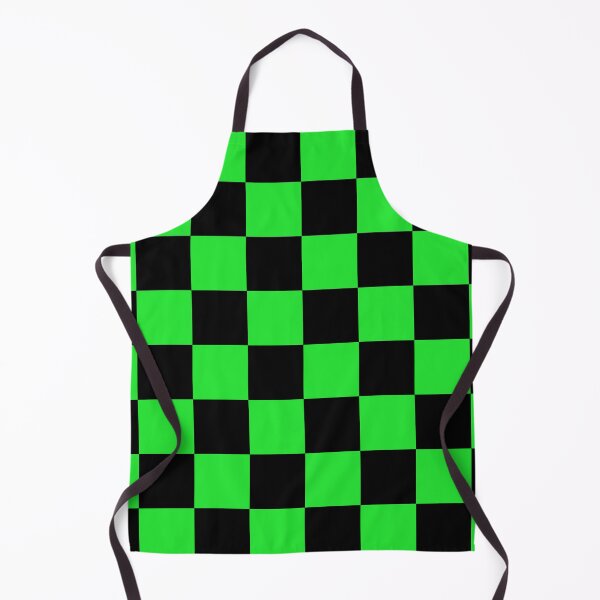 Item preview, Pattern Chessboard Black And Green designed and sold by Patternsthetic.