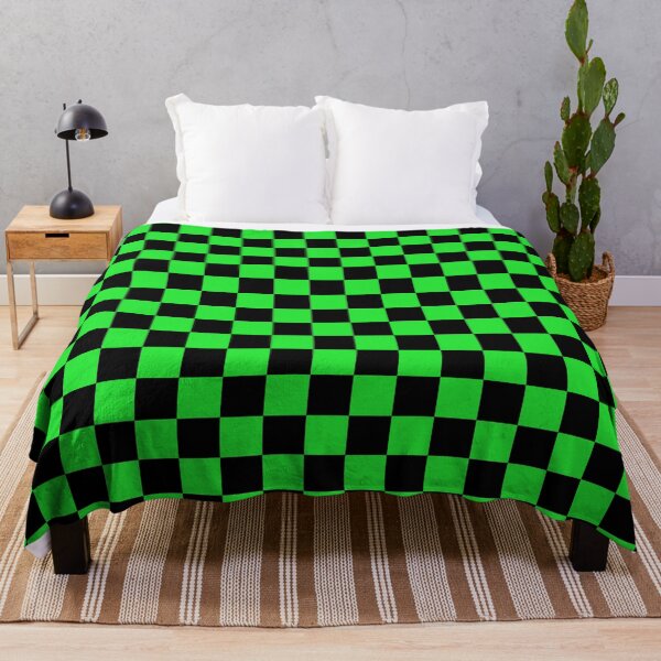 Item preview, Pattern Chessboard Black And Green designed and sold by Patternsthetic.