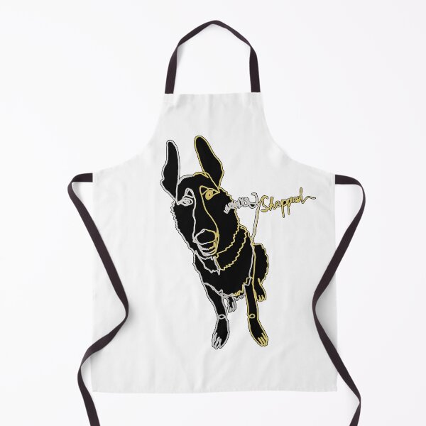 Item preview, German Shepherd ambidextrous line drawing designed and sold by orangerinka.