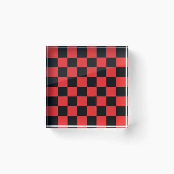 Item preview, Pattern Chessboard Black And Red designed and sold by Patternsthetic.