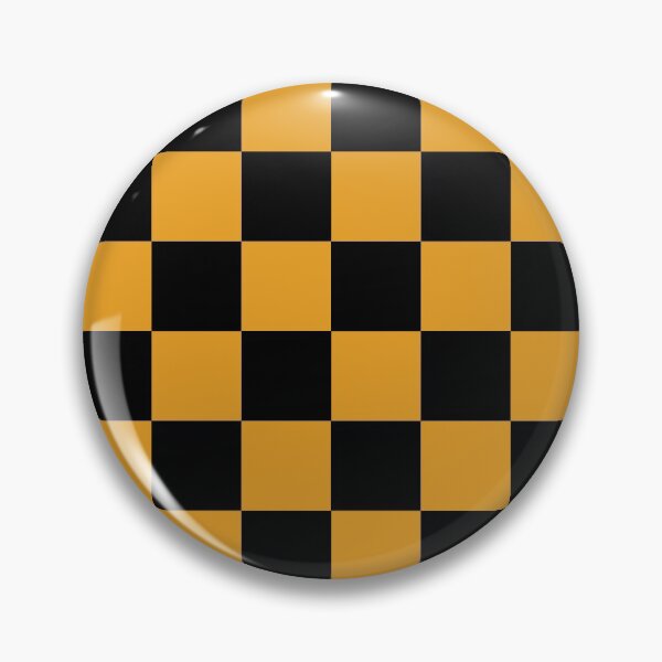 Item preview, Pattern Chessboard Black And Orange designed and sold by Patternsthetic.