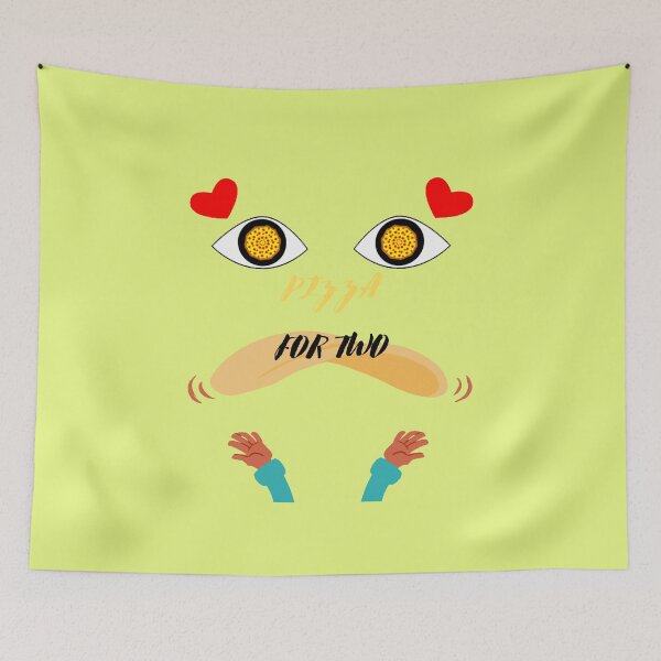 Item preview, Eating pizza for two designed and sold by Suzie-Mara.