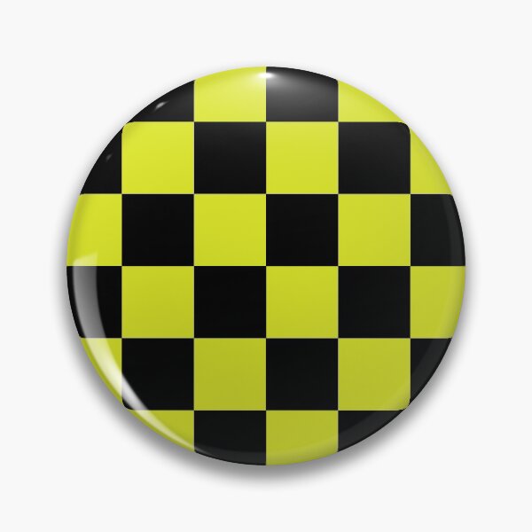 Item preview, Pattern Chessboard Black And Yellow designed and sold by Patternsthetic.