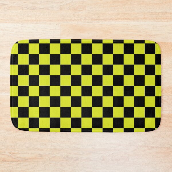 Item preview, Pattern Chessboard Black And Yellow designed and sold by Patternsthetic.