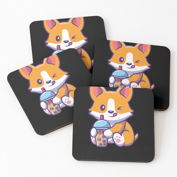 Item preview, Corgi and Bubble Tea designed and sold by Ilyas912.