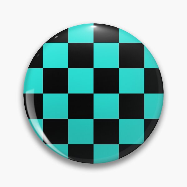Item preview, Pattern Chessboard Black And Light Blue designed and sold by Patternsthetic.