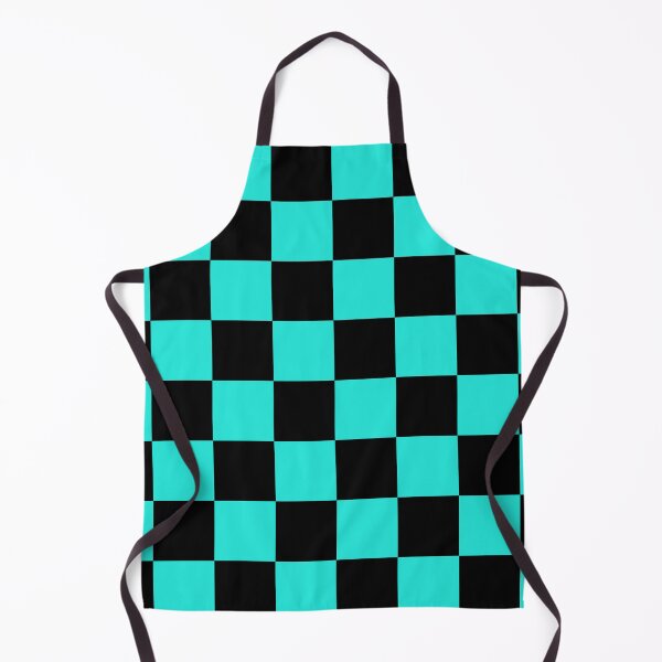 Item preview, Pattern Chessboard Black And Light Blue designed and sold by Patternsthetic.