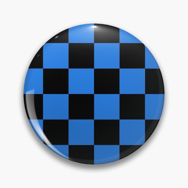 Item preview, Pattern Chessboard Black And Dark Blue designed and sold by Patternsthetic.