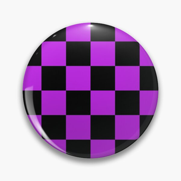 Item preview, Pattern Chessboard Black And Purple designed and sold by Patternsthetic.