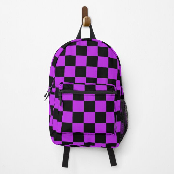 Item preview, Pattern Chessboard Black And Purple designed and sold by Patternsthetic.
