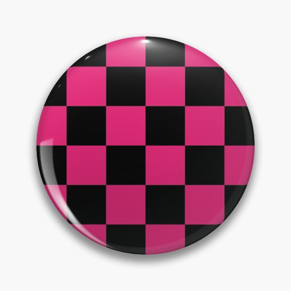 Item preview, Pattern Chessboard Black And Pink designed and sold by Patternsthetic.