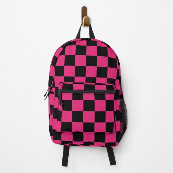 Item preview, Pattern Chessboard Black And Pink designed and sold by Patternsthetic.