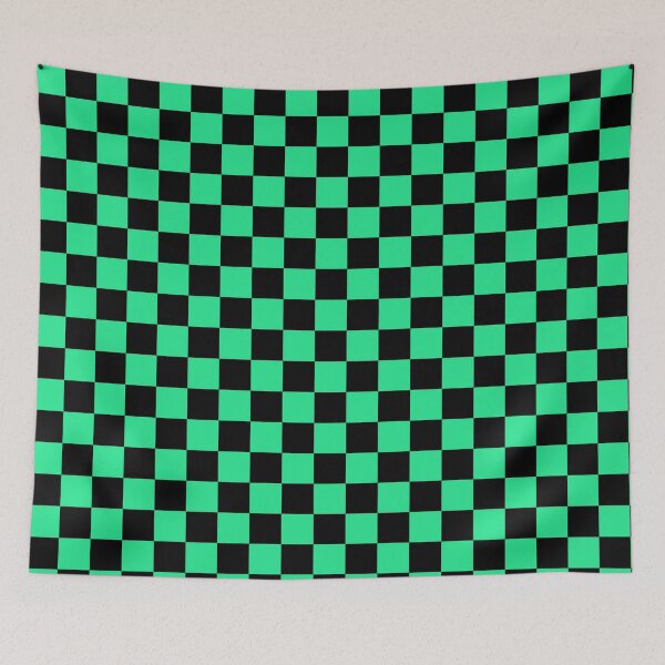 Item preview, Pattern Chessboard Black And Turquoise designed and sold by Patternsthetic.