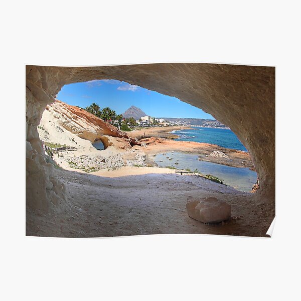 The coastal path Javea Spain Poster