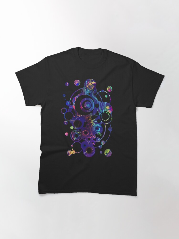 Thumbnail 3 of 7, Classic T-Shirt, Fibroblasts - Watercolor Painting designed and sold by jeffjag.