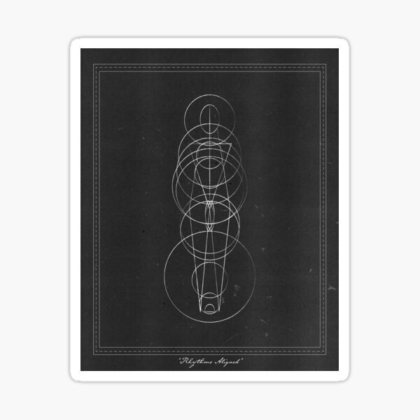 Rhythms Aligned Sticker