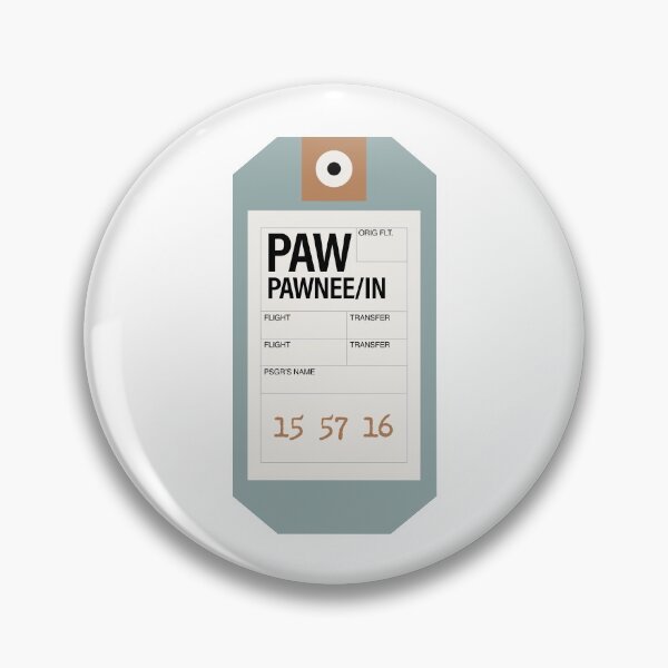 Item preview, Pawnee Indiana Luggage Tag Inspired by Parks and Recreation designed and sold by TeejDesigns.