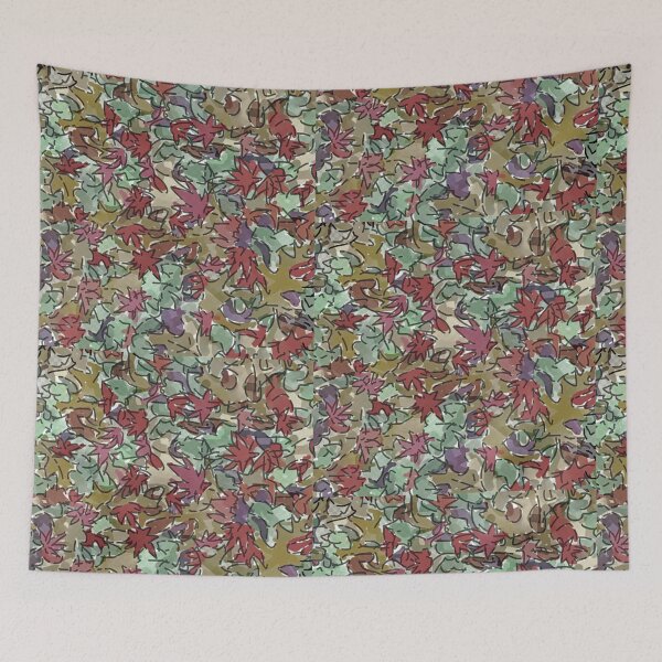 Item preview, Fall Leaves No 06 Dark Red designed and sold by SCAartwork.