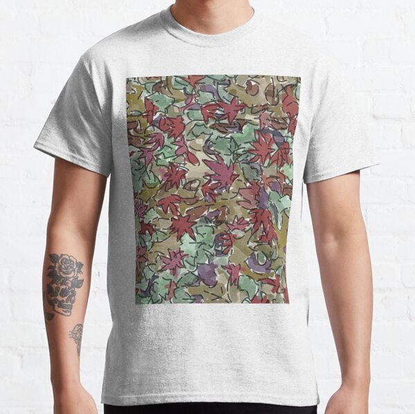 Fall Leaves No 06 Dark Red Classic T-Shirt